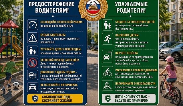 Госавтоинспекция ЮАО предупреждает